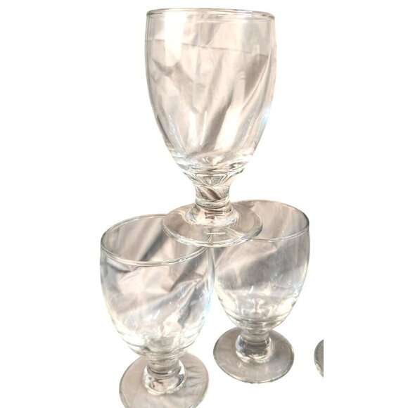 Libby Acopa Clear Glass Goblets For Water/Wine/Cocktails 10.5 oz Set of 6 Capac - Picture 5 of 9